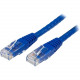 Startech.Com 8ft CAT6 Ethernet Cable - Blue Molded Gigabit CAT 6 Wire - 100W PoE RJ45 UTP 650MHz - Category 6 Network Patch Cord UL/TIA - 8ft Blue CAT6 Ethernet cable delivers Multi Gigabit 1/2.5/5Gbps & 10Gbps up to 160ft - 650MHz - Fluke tested to A