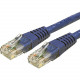Startech.Com 20ft CAT6 Ethernet Cable - Blue Molded Gigabit CAT 6 Wire - 100W PoE RJ45 UTP 650MHz - Category 6 Network Patch Cord UL/TIA - 20ft Blue CAT6 Ethernet cable delivers Multi Gigabit 1/2.5/5Gbps & 10Gbps up to 160ft - 650MHz - Fluke tested to