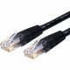Startech.Com 50ft CAT6 Ethernet Cable - Black Molded Gigabit CAT 6 Wire - 100W PoE RJ45 UTP 650MHz - Category 6 Network Patch Cord UL/TIA - 50ft Black CAT6 Ethernet cable delivers Multi Gigabit 1/2.5/5Gbps & 10Gbps up to 160ft - 650MHz - Fluke tested 