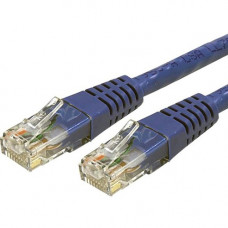 Startech.Com 50 ft Blue Molded Cat6 UTP Patch Cable - ETL Verified - Category 6 - 50 ft - 1 x RJ-45 Male Network - 1 x RJ-45 Male Network - Blue - RoHS Compliance C6PATCH50BL