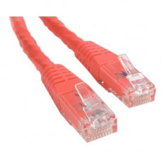 Startech.Com 6ft CAT6 Ethernet Cable - Red Molded Gigabit CAT 6 Wire - 100W PoE RJ45 UTP 650MHz - Category 6 Network Patch Cord UL/TIA - 6ft Red CAT6 Ethernet cable delivers Multi Gigabit 1/2.5/5Gbps & 10Gbps up to 160ft - 650MHz - Fluke tested to ANS