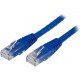 Startech.Com 7ft CAT6 Ethernet Cable - Blue Molded Gigabit CAT 6 Wire - 100W PoE RJ45 UTP 650MHz - Category 6 Network Patch Cord UL/TIA - 7ft Blue CAT6 Ethernet cable delivers Multi Gigabit 1/2.5/5Gbps & 10Gbps up to 160ft - 650MHz - Fluke tested to A