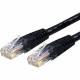 Startech.Com 8ft CAT6 Ethernet Cable - Black Molded Gigabit CAT 6 Wire - 100W PoE RJ45 UTP 650MHz - Category 6 Network Patch Cord UL/TIA - 8ft Black CAT6 Ethernet cable delivers Multi Gigabit 1/2.5/5Gbps & 10Gbps up to 160ft - 650MHz - Fluke tested to