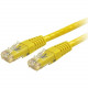 Startech.Com 8ft CAT6 Ethernet Cable - Yellow Molded Gigabit CAT 6 Wire - 100W PoE RJ45 UTP 650MHz - Category 6 Network Patch Cord UL/TIA - 8ft Yellow CAT6 Ethernet cable delivers Multi Gigabit 1/2.5/5Gbps & 10Gbps up to 160ft - 650MHz - Fluke tested 