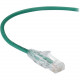 Black Box Slim-Net Cat.6 Patch UTP Network Cable - 7 ft Category 6 Network Cable for Patch Panel, Network Device - First End: 1 x RJ-45 Male Network - Second End: 1 x RJ-45 Male Network - Patch Cable - Green C6PC28-GN-07