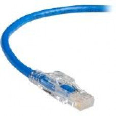 Black Box GigaTrue 3 CAT6 550-MHz Lockable Patch Cable (UTP), Blue, 5-ft. (1.5-m) - 5 ft Category 6 Network Cable for Network Device - First End: 1 x RJ-45 Male Network - Second End: 1 x RJ-45 Male Network - Patch Cable - Blue C6PC70-BL-05