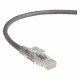 Black Box GigaTrue 3 CAT6 550-MHz Lockable Patch Cable (UTP), Gray, 5-ft. (1.5-m) - 5 ft Category 6 Network Cable for Network Device - First End: 1 x RJ-45 Male Network - Second End: 1 x RJ-45 Male Network - Patch Cable - Gray C6PC70-GY-05