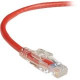 Black Box GigaTrue 3 CAT6 550-MHz Lockable Patch Cable (UTP), Red, 3-ft. (0.9-m) - 3 ft Category 6 Network Cable for Network Device - First End: 1 x RJ-45 Male Network - Second End: 1 x RJ-45 Male Network - Patch Cable - Red C6PC70-RD-03