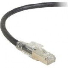 Black Box GigaTrue 3 Cat.6a UTP Patch Network Cable - 7 ft Category 6a Network Cable for Network Device - First End: 1 x RJ-45 Male Network - Second End: 1 x RJ-45 Male Network - Patch Cable - Shielding - Black C6APC80S-BK-07