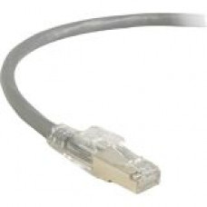 Black Box GigaTrue 3 Cat.6 Patch Network Cable - 10 ft Category 6 Network Cable for Network Device - First End: 1 x RJ-45 Male Network - Second End: 1 x RJ-45 Male Network - Patch Cable - Shielding - Gray C6PC70S-GY-10