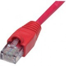 Black Box Cat.6 STP Network Cable - 7 ft Category 6 Network Cable for Network Device - First End: 1 x RJ-45 Male Network - Second End: 1 x RJ-45 Male Network - Shielding - Red C6S-R-SB-SLD-RD-7FT