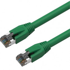 Axiom 35FT CAT8 2000mhz S/FTP Shielded Patch Cable Snagless Boot (Green) - 35 ft Category 8 Network Cable for Network Device - RJ-45 Male Network - RJ-45 Male Network - Patch Cable - Shielding - Gold, Nickel Plated Contact - Green C8SBSFTP-N35-AX