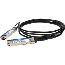 AddOn Twinaxial Network Cable - 9.84 ft Twinaxial Network Cable for Network Device, Transceiver - First End: 1 x OSFP Network - Second End: 1 x OSFP Network - 400 Gbit/s - VW-1 - 30 AWG - Black - 1 - TAA Compliant - TAA Compliance CAB-O-O-400G-3M-AO