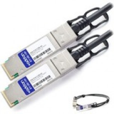 AddOn QSFP+ Network Cable - 8.20 ft QSFP+ Network Cable for Transceiver, Network Device - QSFP+ Network - QSFP+ Network - 40 Gbit/s - 1 Pack - TAA Compliant CAB-Q-Q-2.5M-AO