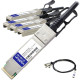 Accortec Fiber Optic Network Cable - 13.10 ft Fiber Optic Network Cable for Network Device - First End: 1 x QSFP+ Network - Second End: 4 x SFP+ Network - 40 Gbit/s - 1 Pack - TAA Compliant CAB-Q-S-4M-ACC