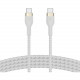 Belkin USB-C to USB-C Cable - 6.56 ft USB-C Data Transfer Cable for iPad mini, iPad Air, iPad Pro, Smartphone, Tablet, Notebook, MacBook Air - First End: 1 x Type C Male USB - Second End: 1 x Type C Male USB - White CAB011BT2MWH