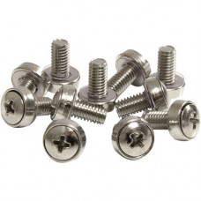 Startech.Com 50 Pkg M6 Mounting Screws for Server Rack Cabinet - Rack Screw - 50 / Bag - TAA Compliance CABSCREWSM6