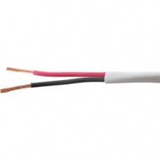 Comprehensive 2 Conductor 16AWG Stranded Plenum Speaker Cable 500 Ft - 500 ft Audio Cable for Speaker, Audio Device - Bare Wire - Bare Wire - White CAC-16-2/P-500