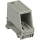 Panduit  IndustrialNet Mini-Com Mounting Adapter - International Gray - 1 CADIN1IG-S