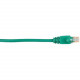 Black Box CAT5e Value Line Patch Cable, Stranded, Green, 1-ft. (0.3-m), 5-Pack - 1 ft Category 5e Network Cable for Network Device - First End: 1 x RJ-45 Male Network - Second End: 1 x RJ-45 Male Network - Patch Cable - Gold Plated Contact - Green - 5 Pac
