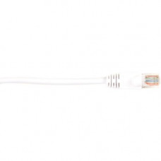 Black Box CAT5e Value Line Patch Cable, Stranded, White, 1-ft. (0.3-m), 5-Pack - 1 ft Category 5e Network Cable for Network Device - First End: 1 x RJ-45 Male Network - Second End: 1 x RJ-45 Male Network - Patch Cable - Gold Plated Contact - White - 5 Pac