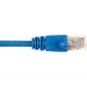 Black Box CAT5e Value Line Patch Cable, Stranded, Blue, 5-ft. (1.5-m), 25-Pack - 5 ft Category 5e Network Cable for Network Device - First End: 1 x RJ-45 Male Network - Second End: 1 x RJ-45 Male Network - Patch Cable - Gold Plated Contact - Blue - 25 Pac