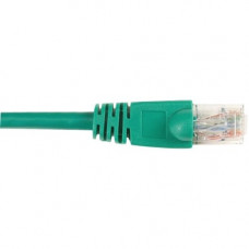 Black Box CAT5e Value Line Patch Cable, Stranded, Green, 2-ft. (0.6-m), 5-Pack - 2 ft Category 5e Network Cable for Network Device - First End: 1 x RJ-45 Male Network - Second End: 1 x RJ-45 Male Network - Patch Cable - Gold Plated Contact - Green - 5 Pac