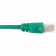 Black Box CAT5e Value Line Patch Cable, Stranded, Green, 2-ft. (0.6-m), 5-Pack - 2 ft Category 5e Network Cable for Network Device - First End: 1 x RJ-45 Male Network - Second End: 1 x RJ-45 Male Network - Patch Cable - Gold Plated Contact - Green - 5 Pac