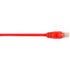 Black Box CAT5e Value Line Patch Cable, Stranded, Red, 4-ft. (1.2-m), 25-Pack - 4 ft Category 5e Network Cable for Network Device - First End: 1 x RJ-45 Male Network - Second End: 1 x RJ-45 Male Network - Patch Cable - Red - 25 Pack - RoHS Compliance CAT5