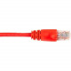 Black Box CAT5e Value Line Patch Cable, Stranded, Red, 4-ft. (1.2-m), 5-Pack - 4 ft Category 5e Network Cable for Network Device - First End: 1 x RJ-45 Male Network - Second End: 1 x RJ-45 Male Network - Patch Cable - Red - 5 Pack - RoHS Compliance CAT5EP