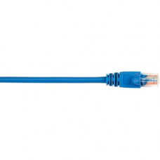 Black Box CAT5e Value Line Patch Cable, Stranded, Blue, 5-ft. (1.5-m) - 5 ft Category 5e Network Cable for Network Device - First End: 1 x RJ-45 Male Network - Second End: 1 x RJ-45 Male Network - Patch Cable - Gold Plated Contact - Blue - RoHS Compliance