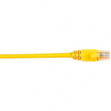 Black Box CAT5e Value Line Patch Cable, Stranded, Yellow, 6-ft. (1.8-m), 10-Pack - 6 ft Category 5e Network Cable for Network Device - First End: 1 x RJ-45 Male Network - Second End: 1 x RJ-45 Male Network - Patch Cable - Yellow - 10 Pack - RoHS Complianc