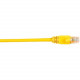 Black Box CAT5e Value Line Patch Cable, Stranded, Yellow, 6-ft. (1.8-m), 5-Pack - 6 ft Category 5e Network Cable for Network Device - First End: 1 x RJ-45 Male Network - Second End: 1 x RJ-45 Male Network - Patch Cable - Yellow - 5 Pack - RoHS Compliance 