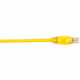 Black Box CAT5e Value Line Patch Cable, Stranded, Yellow, 6-ft. (1.8-m) - 6 ft Category 5e Network Cable for Network Device - First End: 1 x RJ-45 Male Network - Second End: 1 x RJ-45 Male Network - Patch Cable - Yellow CAT5EPC-006-YL