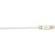 Black Box Connect Cat.5e UTP Patch Network Cable - 10 ft Category 5e Network Cable for Network Device - First End: 1 x RJ-45 Male Network - Second End: 1 x RJ-45 Male Network - 1 Gbit/s - Patch Cable - Gold-flash Plated Connector - CM - 26 AWG - Gray - 25