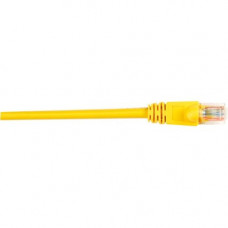 Black Box CAT5e Value Line Patch Cable, Stranded, Yellow, 7-Ft. (2.1-m), 25-Pack - 7 ft Category 5e Network Cable for Network Device - First End: 1 x RJ-45 Male Network - Second End: 1 x RJ-45 Male Network - Patch Cable - Yellow - 25 Pack - RoHS Complianc