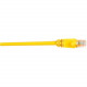 Black Box CAT5e Value Line Patch Cable, Stranded, Yellow, 2-ft. (0.6-m), 25-Pack - 2 ft Category 5e Network Cable for Network Device - First End: 1 x RJ-45 Male Network - Second End: 1 x RJ-45 Male Network - Patch Cable - Gold Plated Contact - Yellow - 25