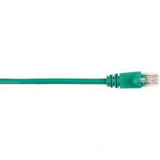 Black Box CAT5e Value Line Patch Cable, Stranded, Green, 15-ft. (4.5-m), 25-Pack - 15 ft Category 5e Network Cable for Network Device - First End: 1 x RJ-45 Male Network - Second End: 1 x RJ-45 Male Network - Patch Cable - Gold Plated Contact - 26 AWG - G