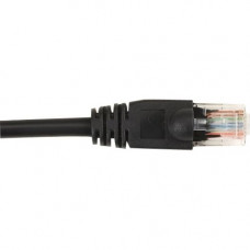 Black Box CAT5e Value Line Patch Cable, Stranded, Black, 2-ft. (0.6-m), 10-Pack - 2 ft Category 5e Network Cable for Network Device - First End: 1 x RJ-45 Male Network - Second End: 1 x RJ-45 Male Network - Patch Cable - Gold Plated Contact - Black - 10 P