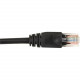 Black Box CAT5e Value Line Patch Cable, Stranded, Black, 2-ft. (0.6-m), 5-Pack - 2 ft Category 5e Network Cable for Network Device - First End: 1 x RJ-45 Male Network - Second End: 1 x RJ-45 Male Network - Patch Cable - Gold Plated Contact - Black - 5 Pac