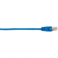 Black Box CAT6 Value Line Patch Cable, Stranded, Blue, 3-ft. (0.9-m), 5-Pack - 3 ft Category 6 Network Cable for Network Device - First End: 1 x RJ-45 Male Network - Second End: 1 x RJ-45 Male Network - Patch Cable - Gold Plated Contact - Blue - 5 Pack - 