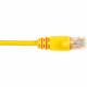 Black Box CAT6 Value Line Patch Cable, Stranded, Yellow, 15-ft. (4.5-m), 5-Pack - Category 6 for Network Device - Patch Cable - 15 ft - 5 Pack - 1 x RJ-45 Male Network - 1 x RJ-45 Male Network - Gold Plated Contact - Yellow - RoHS Compliance CAT6PC-015-YL