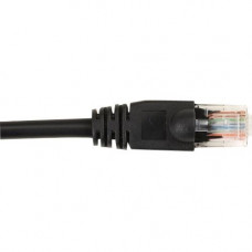 Black Box CAT6 Value Line Patch Cable, Stranded, Black, 25-ft. (7.5-m), 10-Pack - 25 ft Category 6 Network Cable for Network Device - First End: 1 x RJ-45 Male Network - Second End: 1 x RJ-45 Male Network - Patch Cable - Gold Plated Contact - Black - 10 P