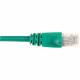Black Box CAT6 Value Line Patch Cable, Stranded, Green, 4-ft. (1.2-m), 10-Pack - 4 ft Category 6 Network Cable for Network Device - First End: 1 x RJ-45 Male Network - Second End: 1 x RJ-45 Male Network - Patch Cable - Gold Plated Contact - Green - 10 Pac