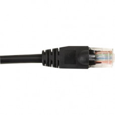 Black Box CAT6 Value Line Patch Cable, Stranded, Black, 15-ft. (4.5-m), 10-Pack - 15 ft Category 6 Network Cable for Network Device - First End: 1 x RJ-45 Male Network - Second End: 1 x RJ-45 Male Network - Patch Cable - Gold Plated Contact - Black - 10 P