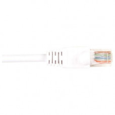 Black Box CAT6 Value Line Patch Cable, Stranded, White, 20-ft. (6.0-m), 5-Pack - 20 ft Category 6 Network Cable for Network Device - First End: 1 x RJ-45 Male Network - Second End: 1 x RJ-45 Male Network - Patch Cable - Gold Plated Contact - White - 5 Pac