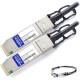 AddOn Dell Force10 Compatible TAA Compliant 40GBase-CU QSFP+ to QSFP+ Direct Attach Cable (Passive Twinax, 3m) - 100% compatible and guaranteed to work - TAA Compliance CBL-QSFP-40GE-PASS-3M-AO