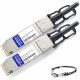 AddOn Dell CBL-QSFP-40GE-PASS-1M Compatible TAA Compliant 40GBase-CU QSFP+ to QSFP+ Direct Attach Cable (Passive Twinax, 1m) - 100% application tested and guaranteed compatible CBL-QSFP40GEPASS1MAO
