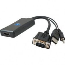 Comprehensive HDMI/VGA Audio/Video Adapter - HD-15 VGA - HDMI Digital Audio/Video CCN-VGA2HD