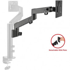 SIIG Mounting Arm for Monitor - Black - Yes - 14" to 30" Screen Support - 17.60 lb Load Capacity - 75 x 75, 100 x 100 VESA Standard CE-MT3G11-S1